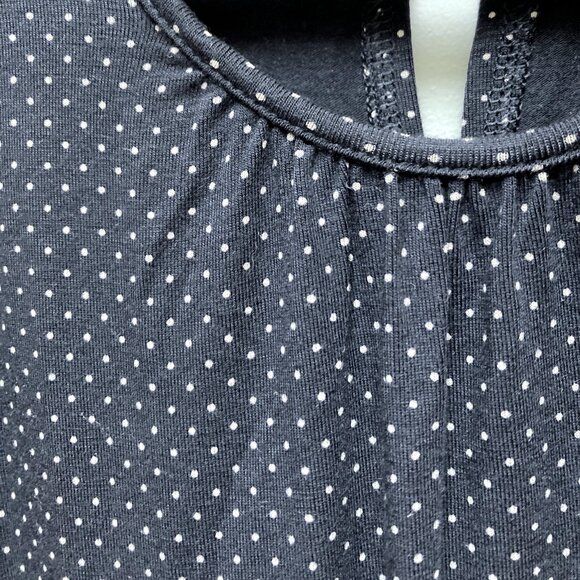 NWOT Gap Long Sleeve Maxi Polka Dot Dress - Picture 4 of 7